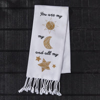 Sun Moon Stars Decorative Dishtowel - The Fox Decor