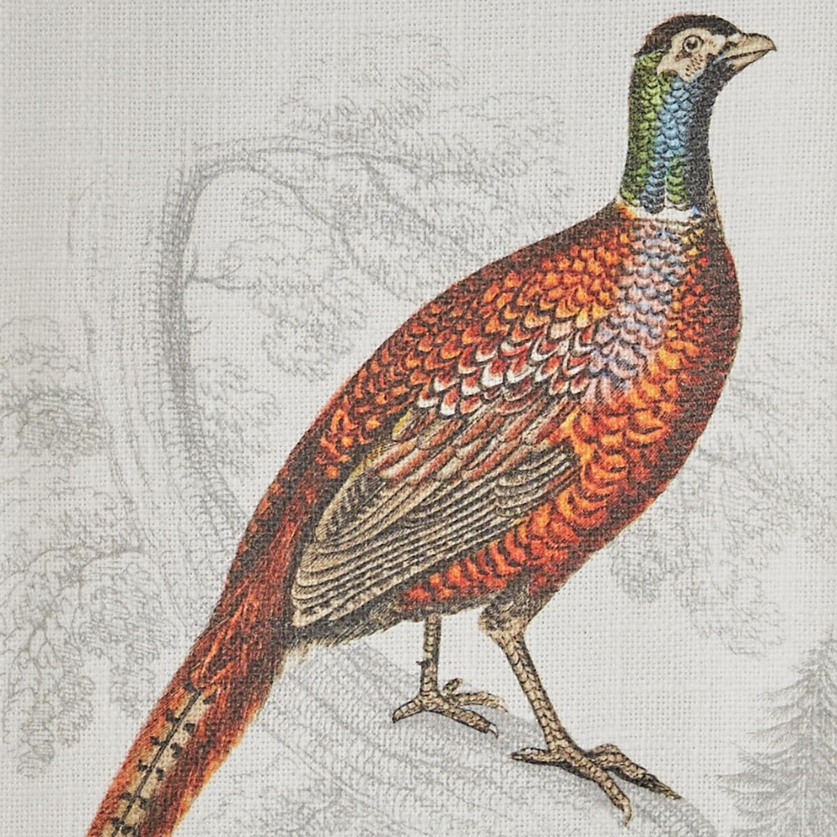 Pheasant Printed Dishtowel - The Fox Decor