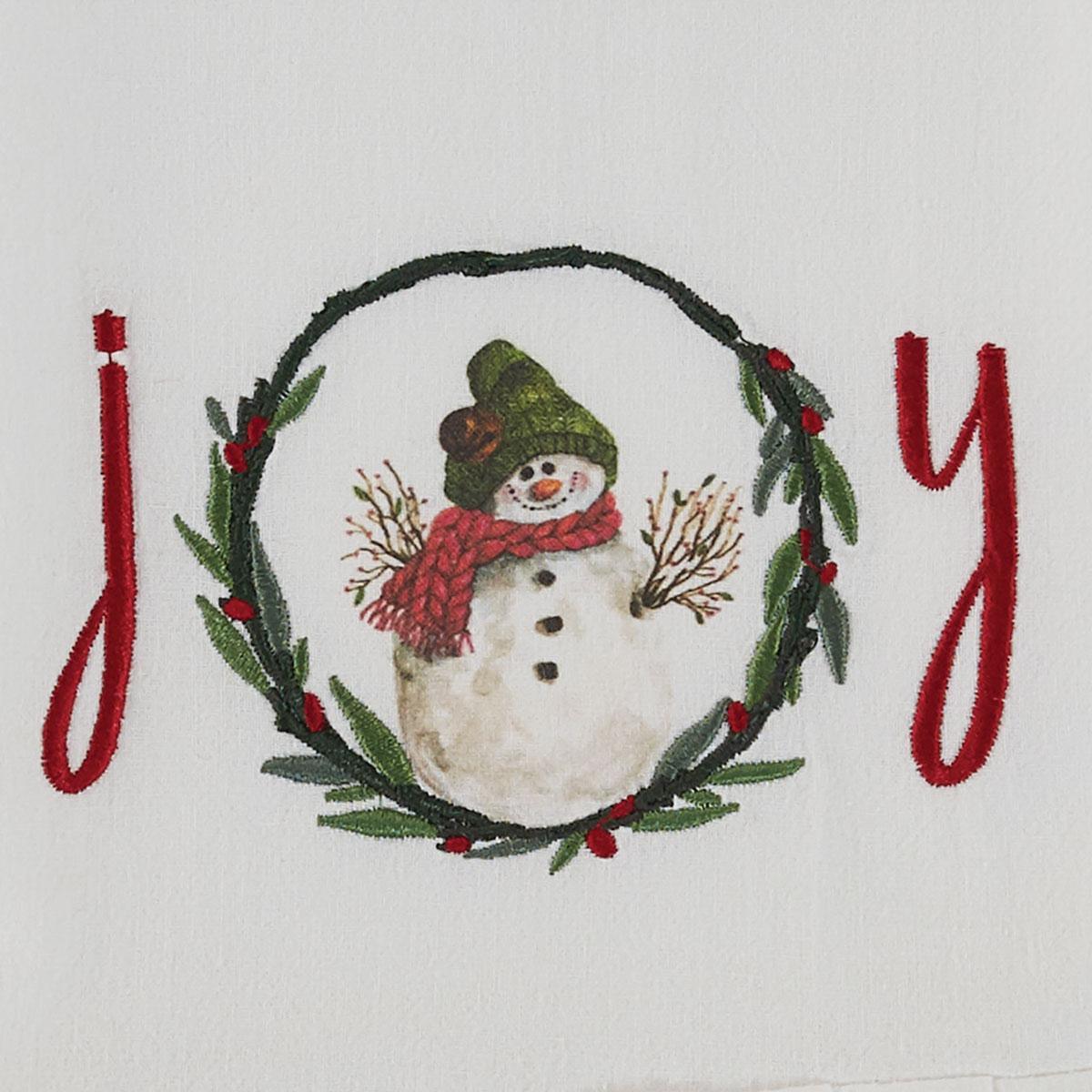 Farmhouse Joy Printed Embroidered Flour Sack Dishtowel - Set of 2 Park Designs - The Fox Decor
