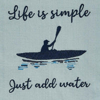 Just Add Water Embrioidered Dishtowel - Set of 2 Park Designs - The Fox Decor