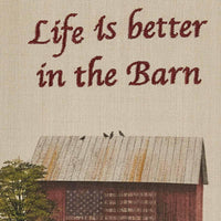 Life In Barn Dishtowel - Set of 2 Park Designs - The Fox Decor