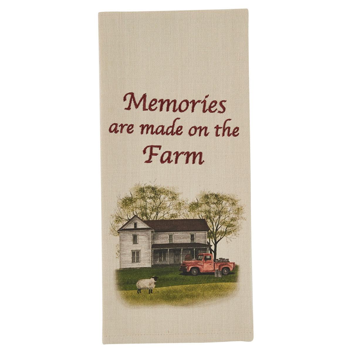 Memories On Farm Dishtowel - The Fox Decor