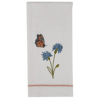 Blue Flower Decorative Dishtowels - Set of 2 Park Designs - The Fox Decor