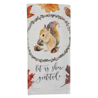 Harvest Home Squirrel Dishtowels - Set of 2 Park Designs - The Fox Decor