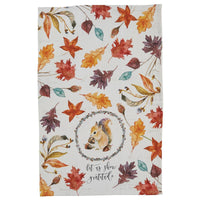 Harvest Home Squirrel Dishtowels - Set of 2 Park Designs - The Fox Decor