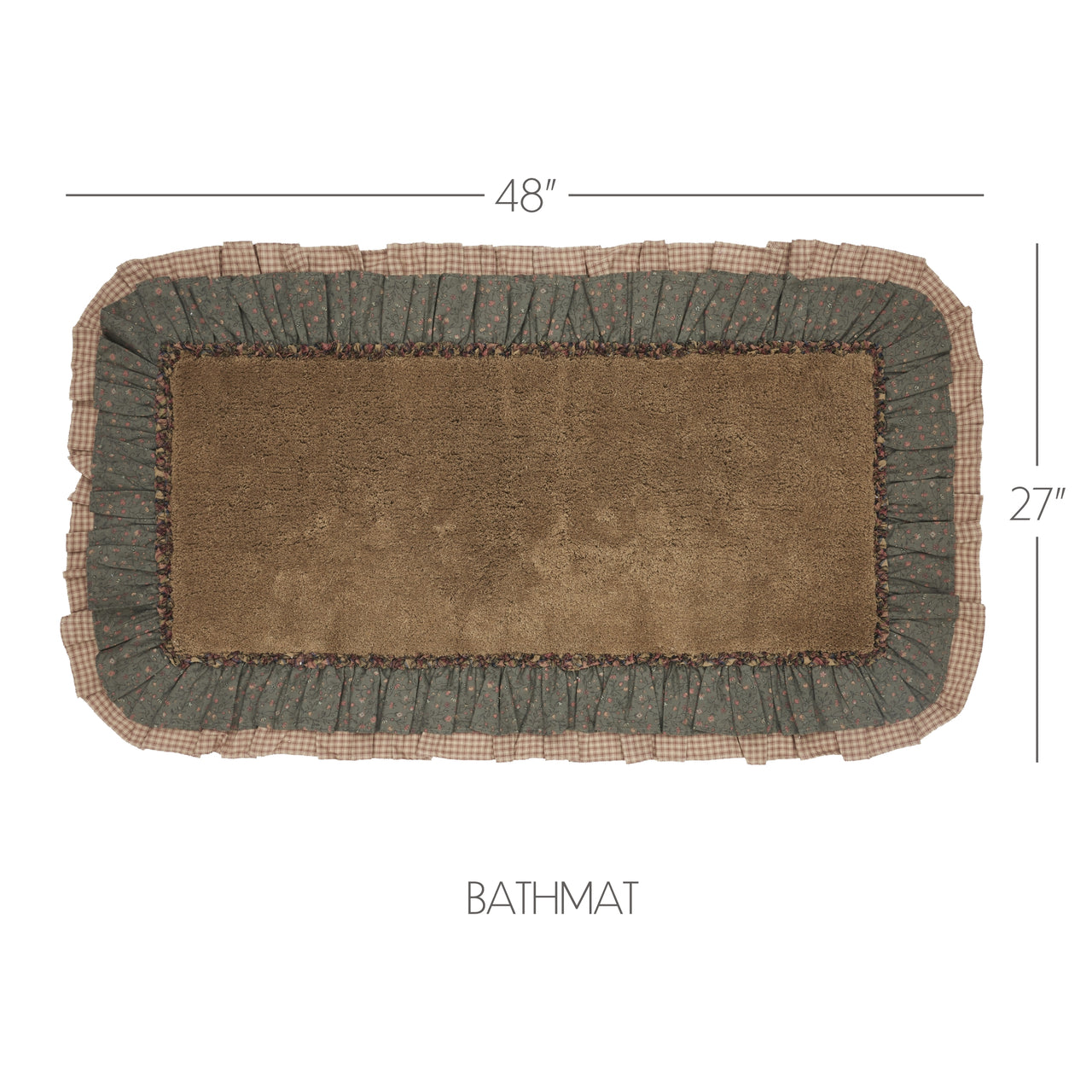 Crosswoods Bathmat 27" x 48" VHC Brands