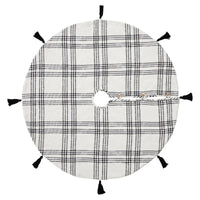 Thumbnail for Black Plaid Tree Skirt 55 - The Fox Decor