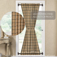 Thumbnail for Cider Mill Plaid Door Panel Curtain 72x40 VHC Brands - The Fox Decor