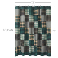 Thumbnail for Pine Grove Patchwork Shower Curtain 72x72 VHC Brands - The Fox Decor