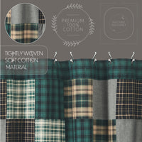Thumbnail for Pine Grove Patchwork Shower Curtain 72x72 VHC Brands