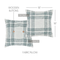 Thumbnail for Pine Grove Plaid Fabric Pillow 18x18 - The Fox Decor