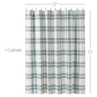 Thumbnail for Pine Grove Plaid Shower Curtain 72x72 VHC Brands