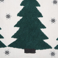 Thumbnail for Pine Grove Plaid Embroidered Trees Pillow 14x22 - The Fox Decor