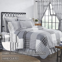 Thumbnail for Sawyer Mill Black Luxury King Quilt 120Wx105L VHC Brands
