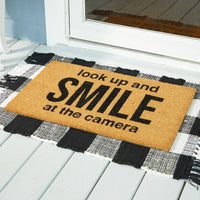 Look Up And Smile At The Camera Doormat - The Fox Decor