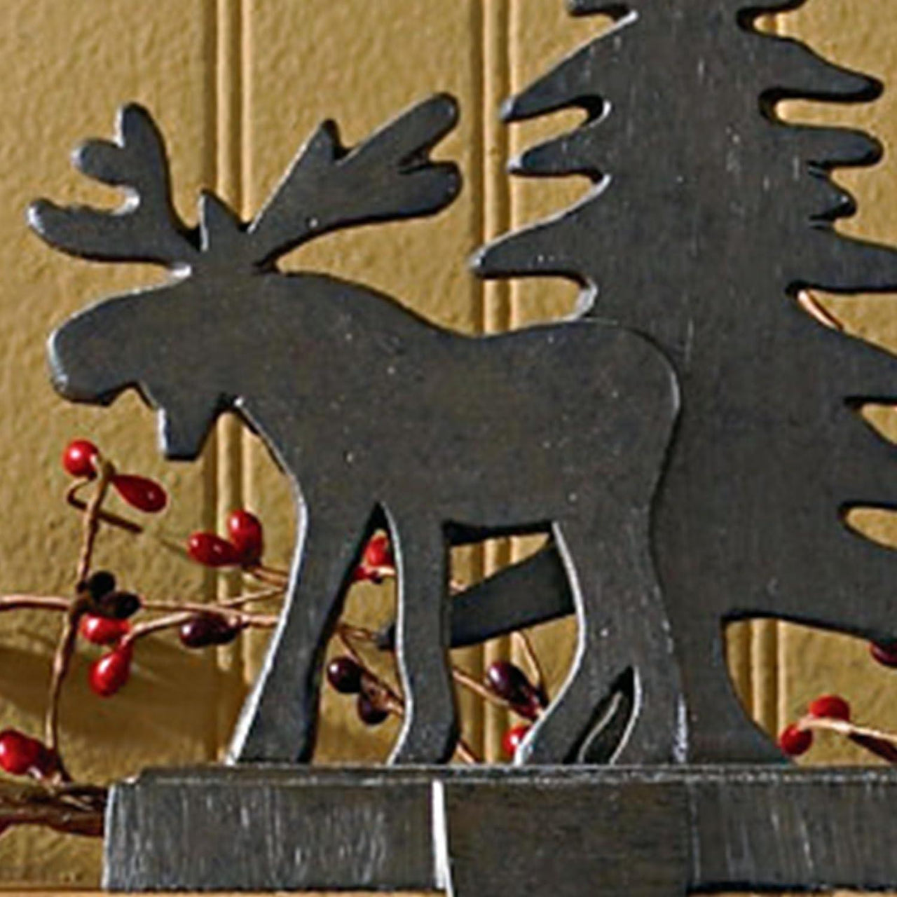 Moose & Tree Stocking Hanger - Set of 2 Park Designs