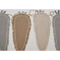Thumbnail for Burlap Applique Carrot Pillow 14x22 - The Fox Decor
