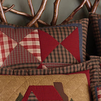 Thumbnail for Cabin Patchwork Euro Sham - Park Designs - The Fox Decor