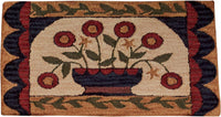 Thumbnail for Flower Basket Hooked Rug - 24