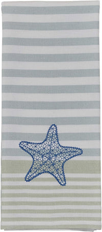 Thumbnail for Sea Life Embroidered Starfish Dishtowel Set of 2 Park Designs