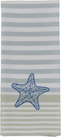 Thumbnail for Sea Life Embroidered Starfish Dishtowel Set of 2 Park Designs - The Fox Decor
