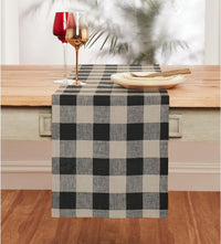 Thumbnail for Wicklow Check Table Runners - Black Backed Park Designs - The Fox Decor