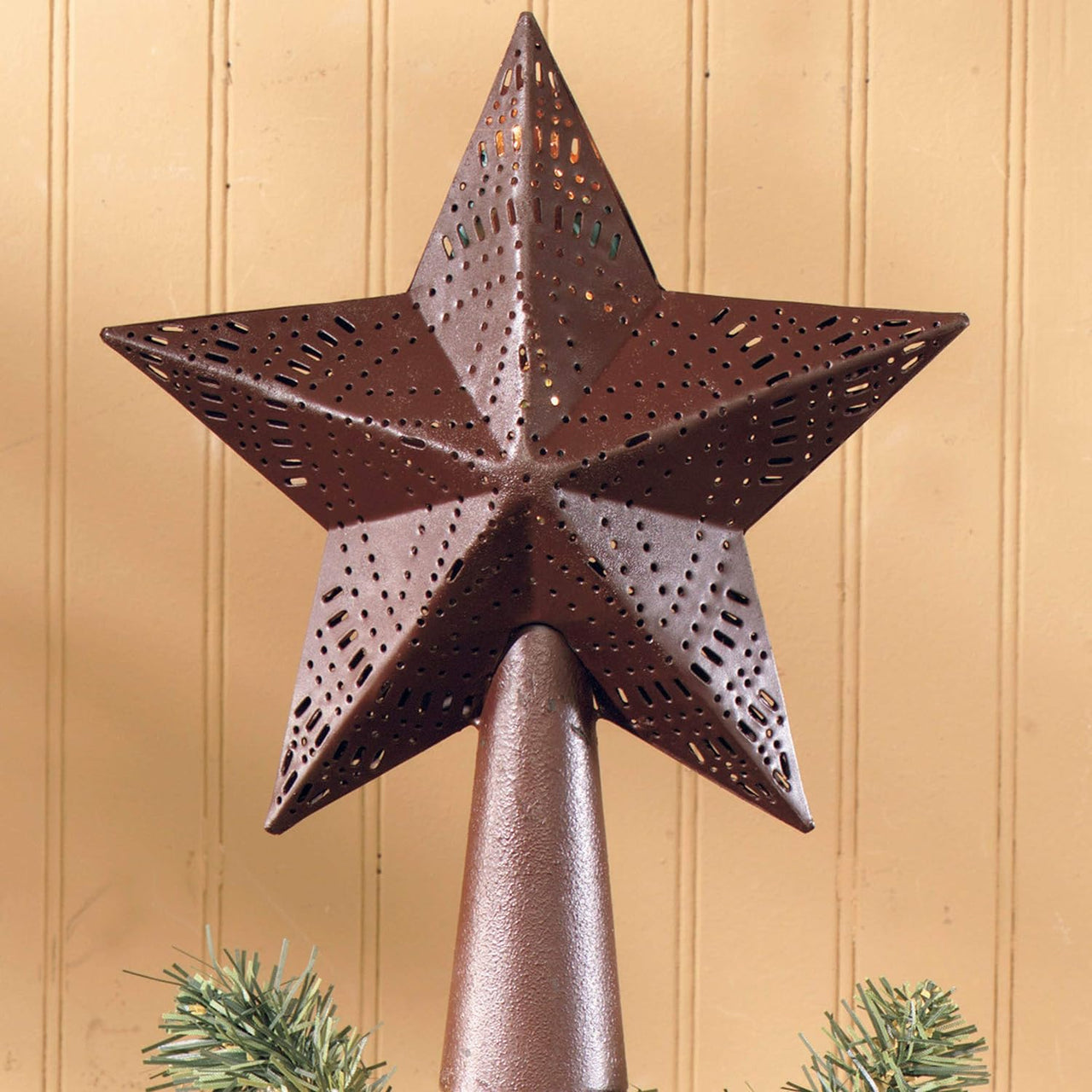Star Tree Topper - Red Set of 2 - Park Designs