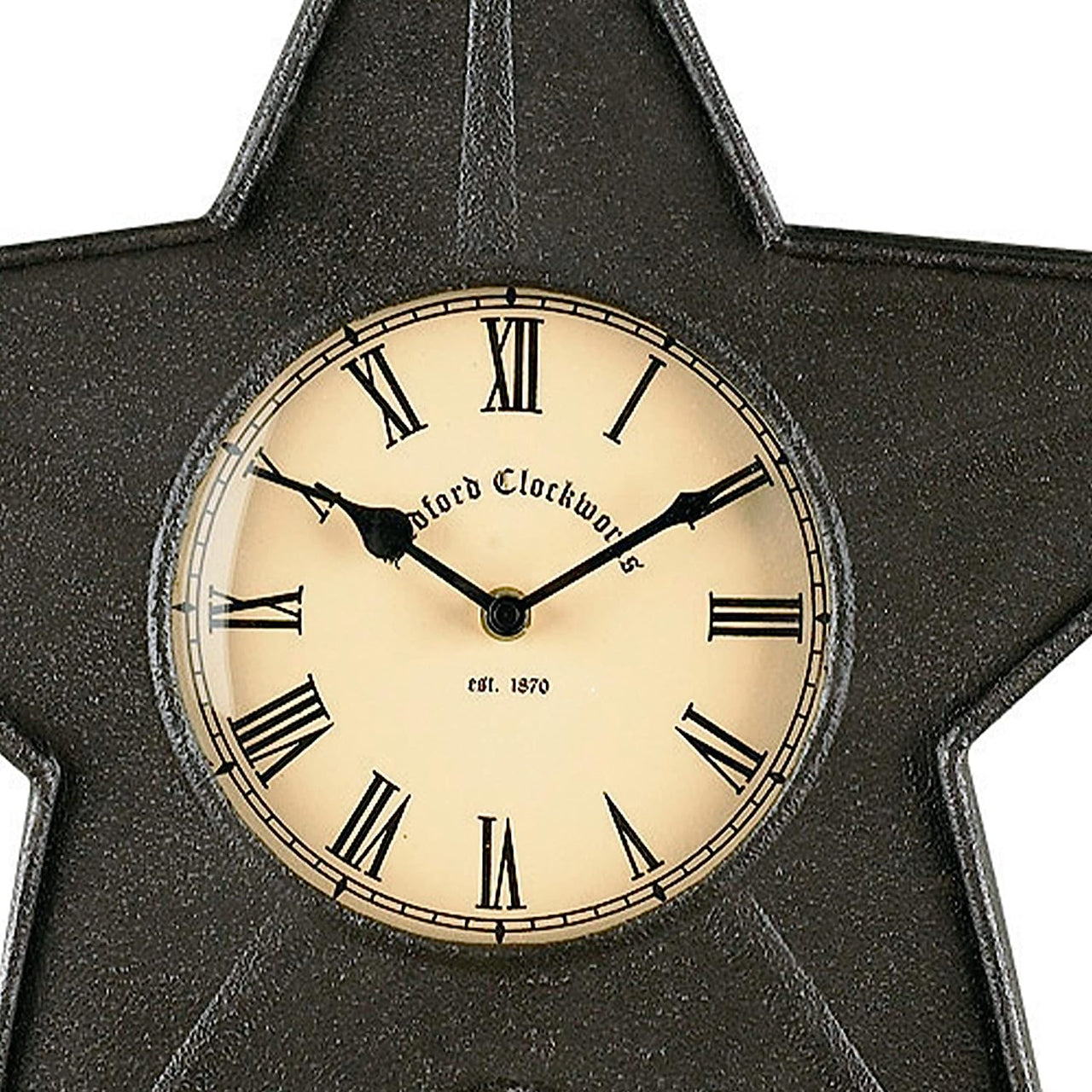 Star Metal Clock - Black Park Designs
