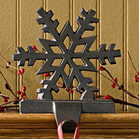 Thumbnail for Snowflake Stocking Hanger Black - Iron Set of 2 Park Designs - The Fox Decor