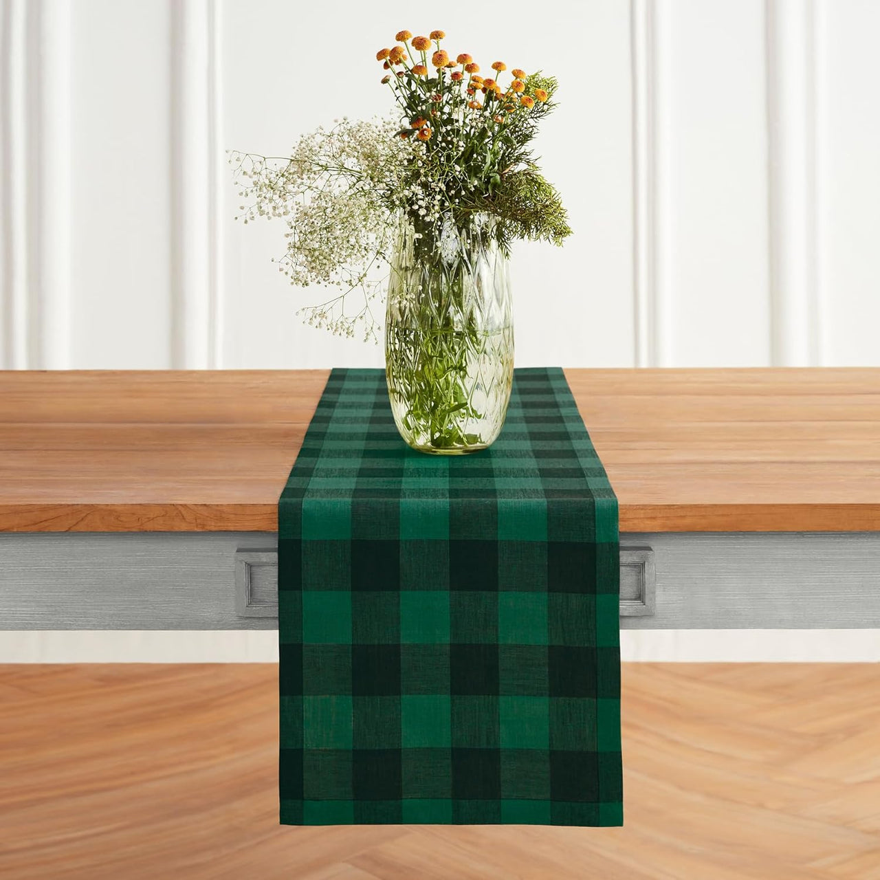 Wicklow Check Table Runners - Forest Backed Park Designs