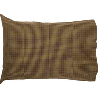 Thumbnail for Tea Cabin Green Plaid Standard Pillow Case Set of 2 21x30 VHC Brands - The Fox Decor