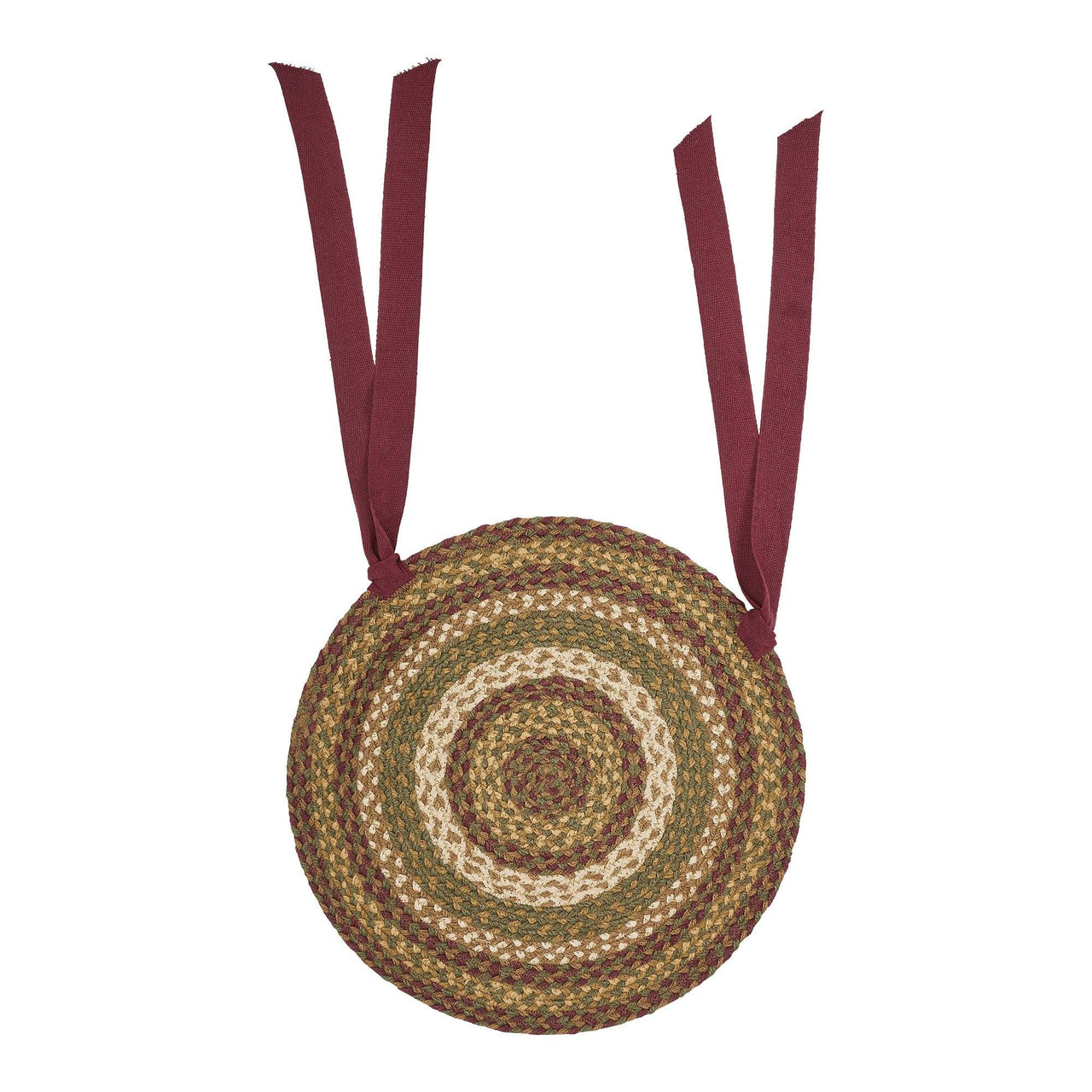 Tea Cabin Jute Chair Pad 15 inch Diameter - VHC Brands - The Fox Decor