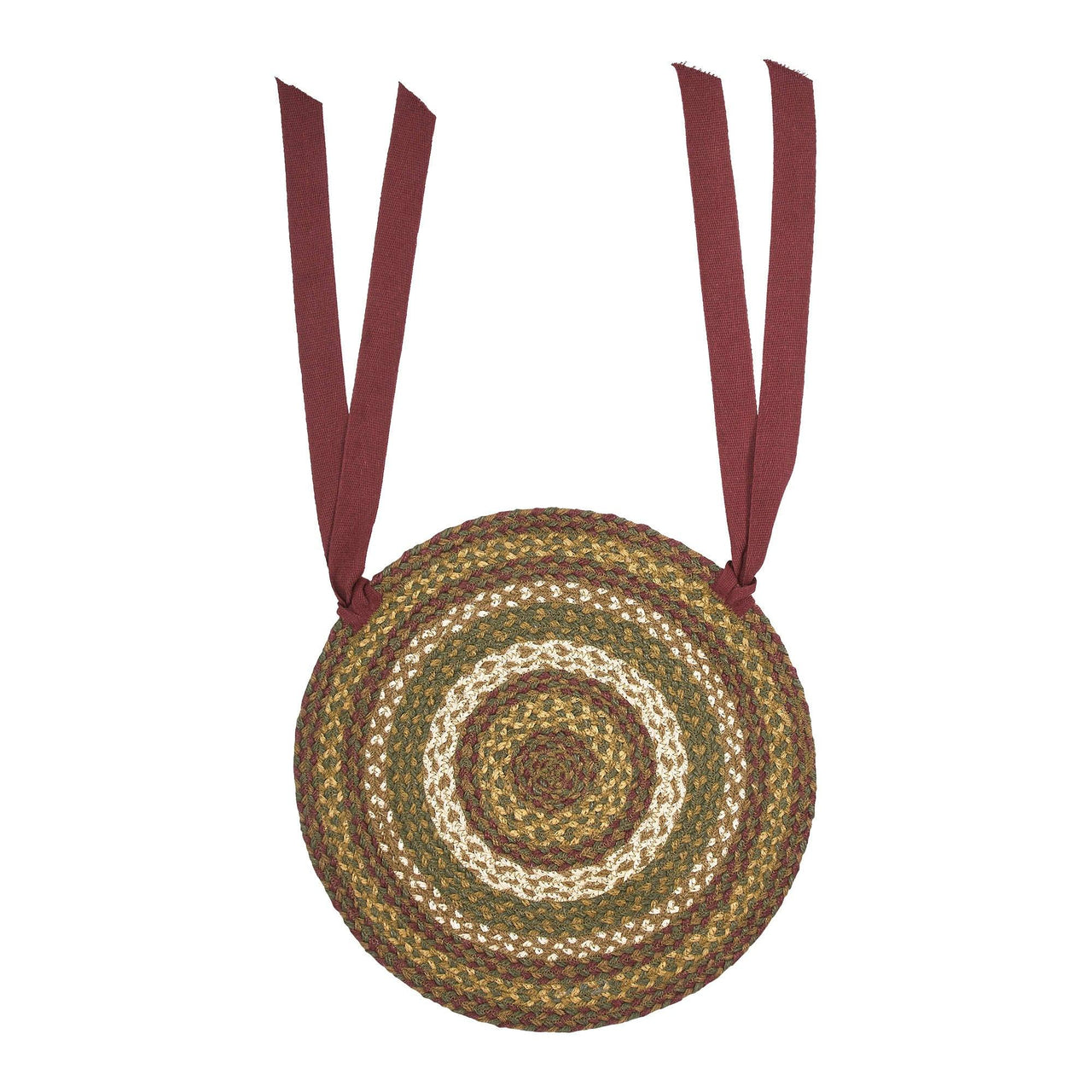 Tea Cabin Jute Chair Pad 15 inch Diameter - VHC Brands - The Fox Decor