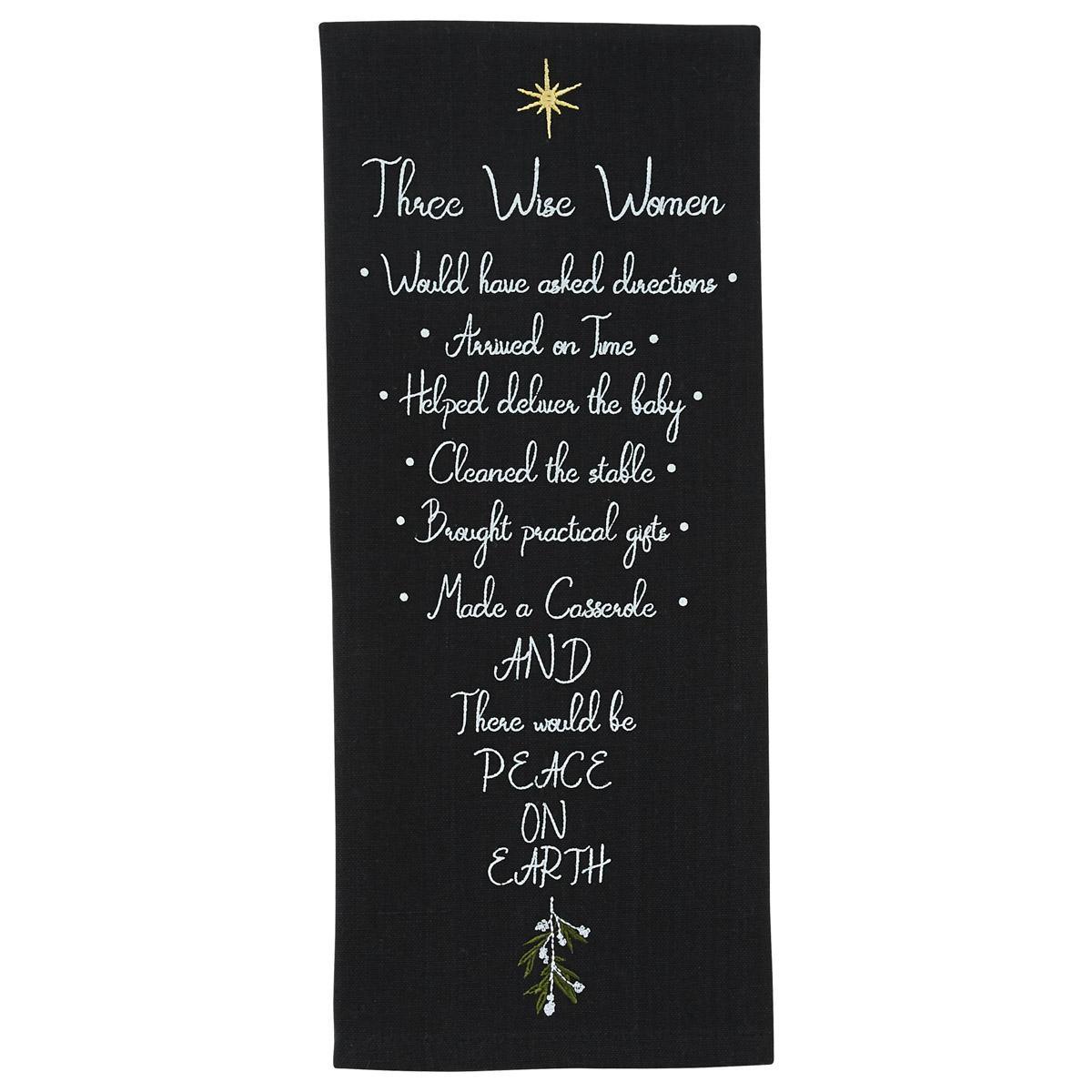 3 Wise Women Dishtowel - Park Designs - The Fox Decor
