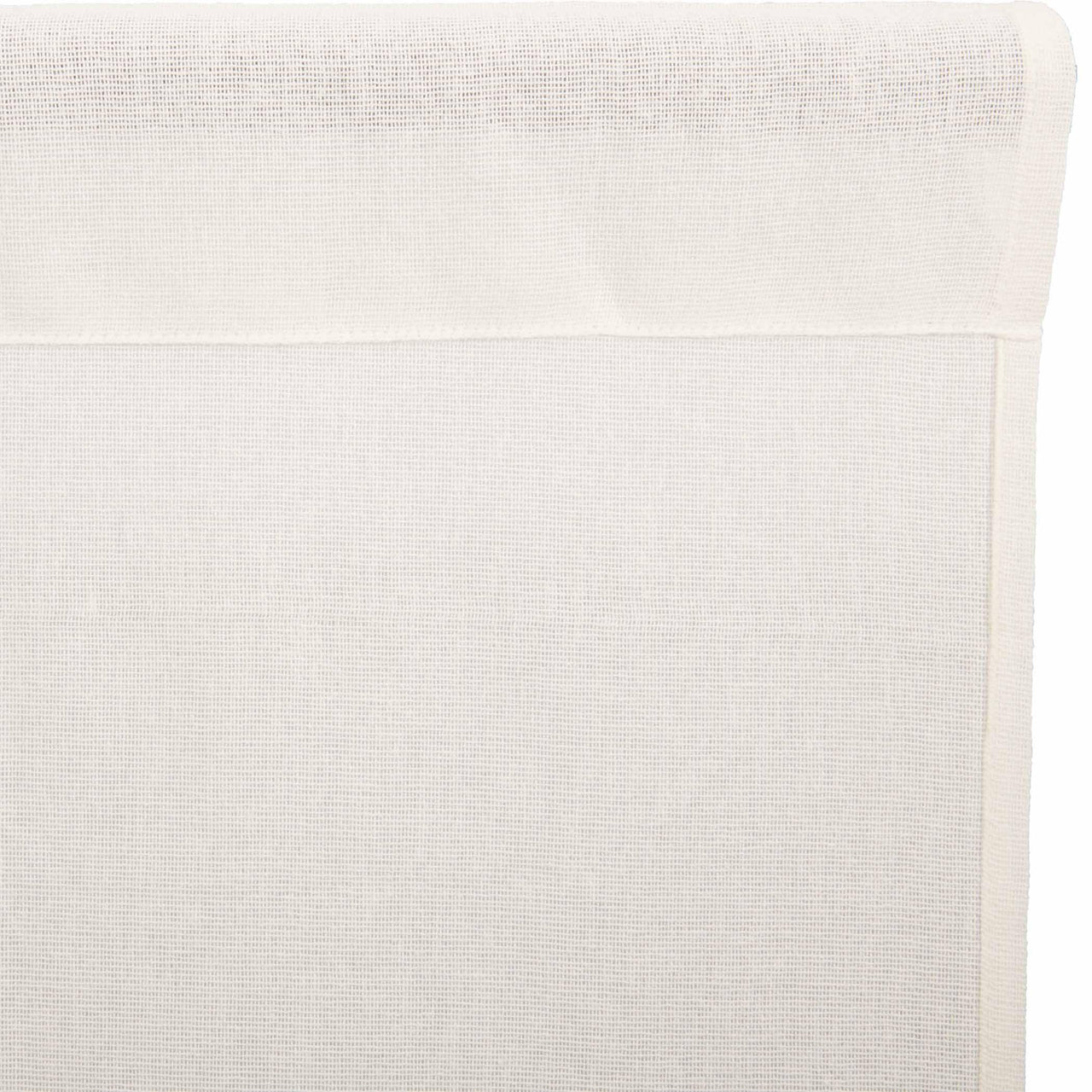 Tobacco Cloth Antique White Panel Curtain Fringed Set of 2 84x40 VHC Brands - The Fox Decor