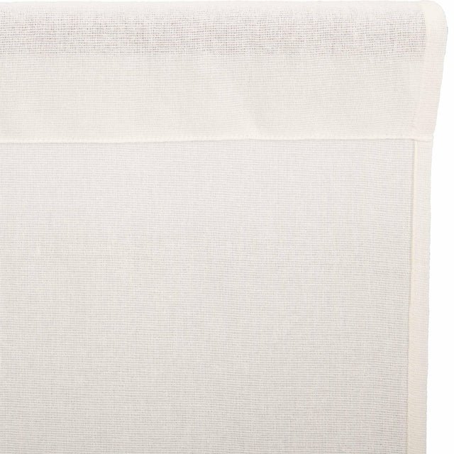 Tobacco Cloth Antique White Valance Curtain Fringed 16x72 VHC Brands - The Fox Decor