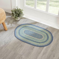 Thumbnail for Jolie Braided Jute Oval Braided Rugs with Rug Pad - VHC Brands - The Fox Decor