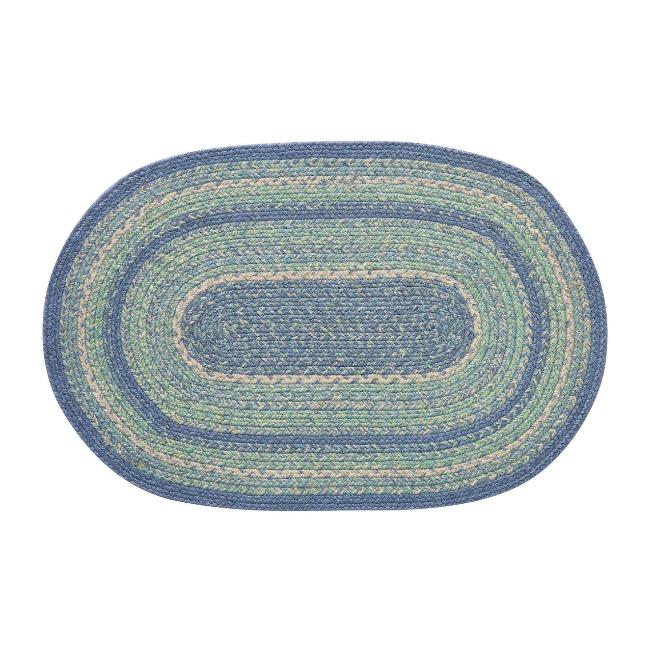 Jolie Braided Jute Oval Braided Rugs with Rug Pad - VHC Brands - The Fox Decor