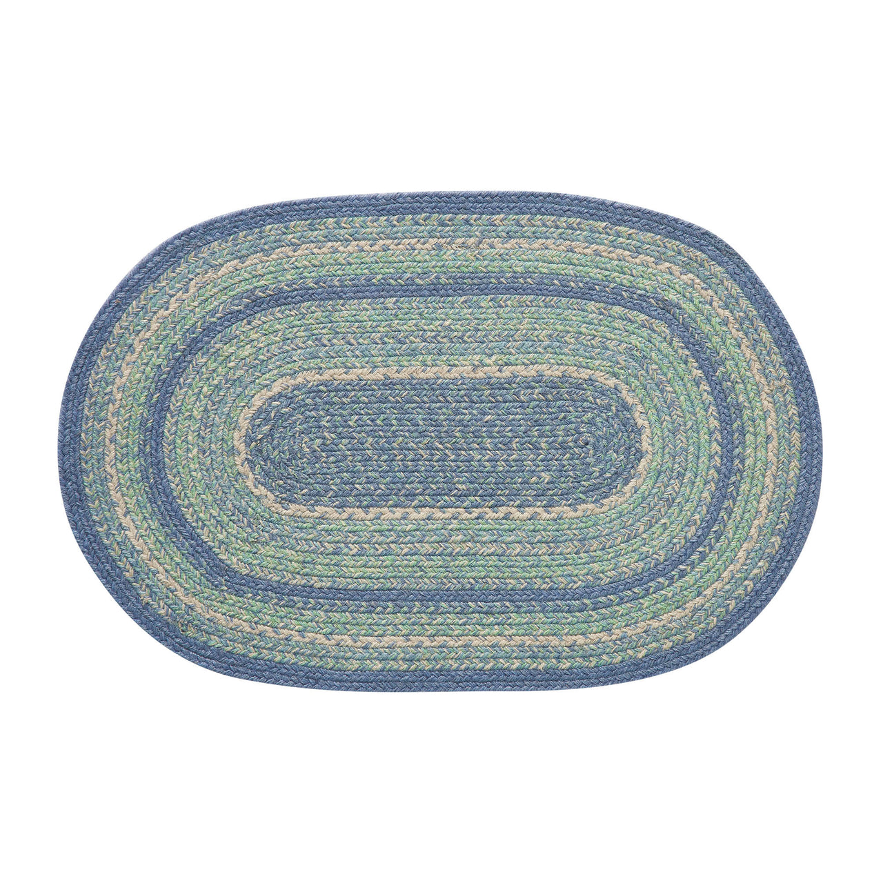 Jolie Braided Jute Oval Braided Rugs with Rug Pad - VHC Brands