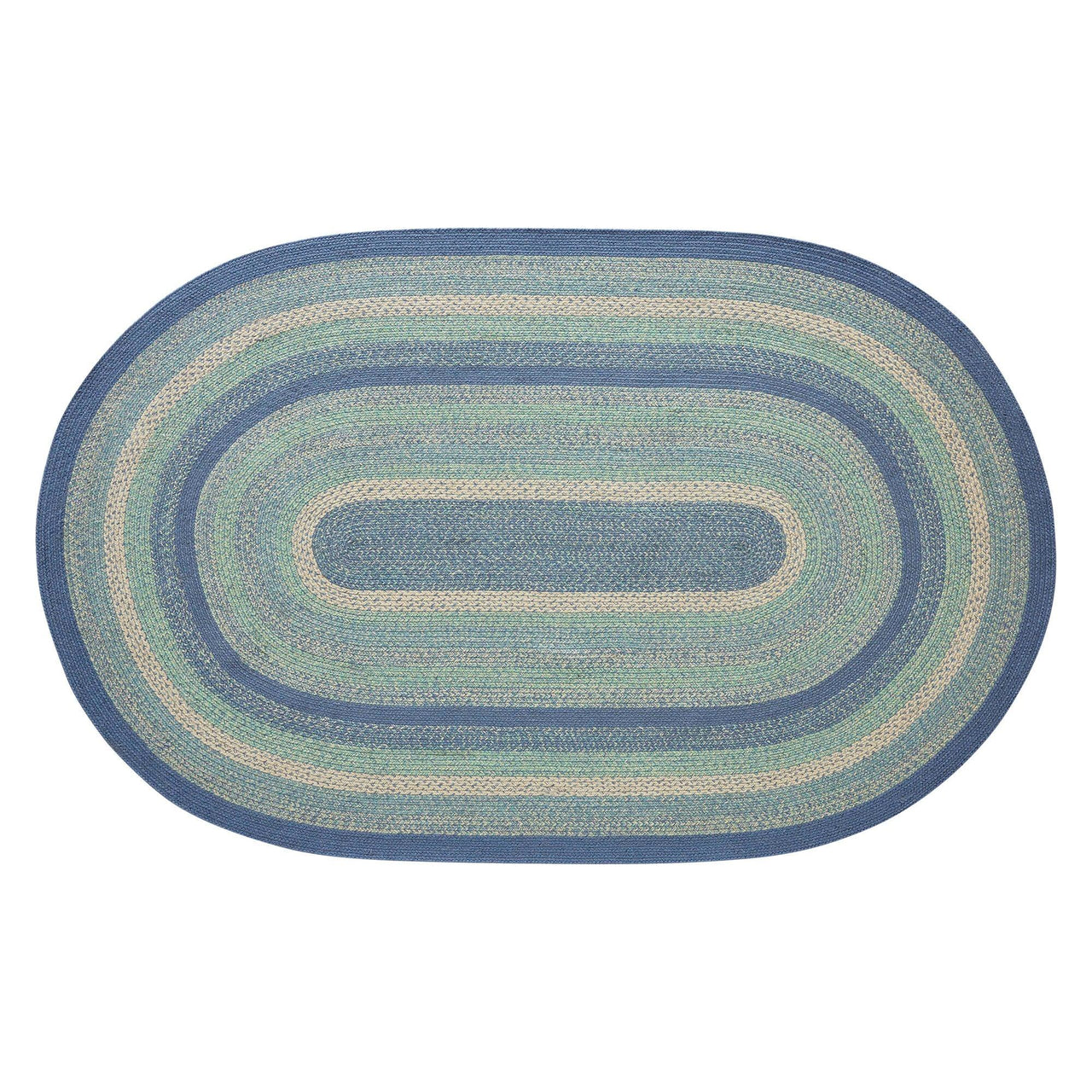 Jolie Braided Jute Oval Braided Rugs with Rug Pad - VHC Brands - The Fox Decor