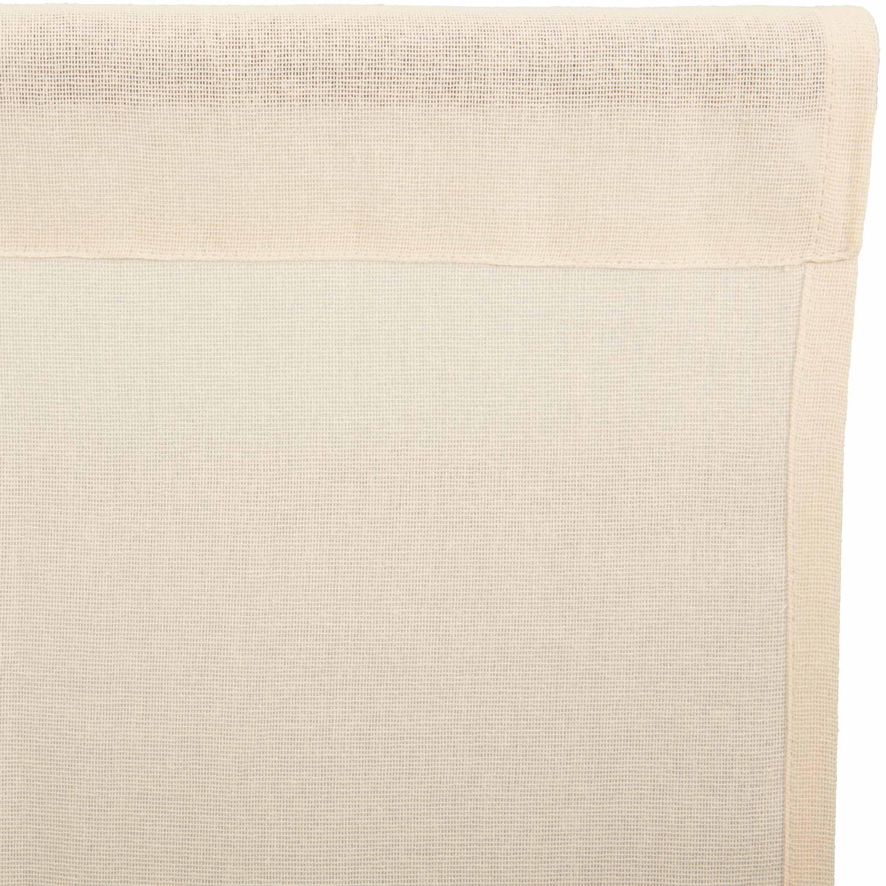 Tobacco Cloth Natural Valance Curtain Fringed 16x72 - The Fox Decor