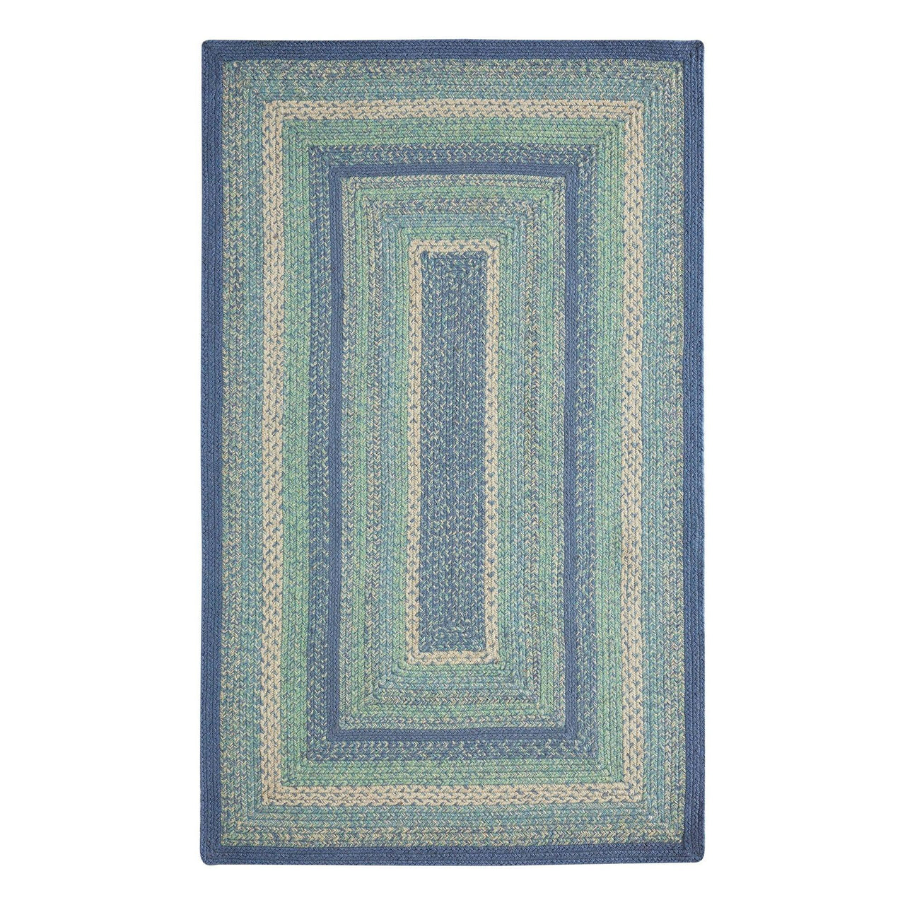 Jolie Braided Jute Rectangle Rugs with Rug Pad - VHC Brands - The Fox Decor