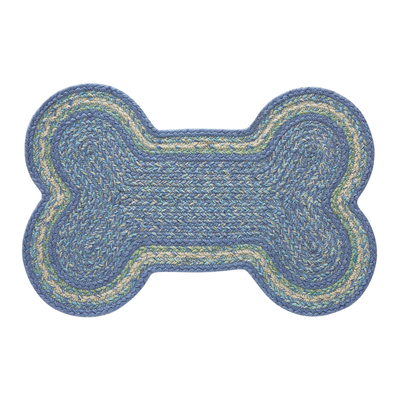 Jolie Indoor/Outdoor Medium Bone Braided Rug 15"x23" VHC Brands - The Fox Decor
