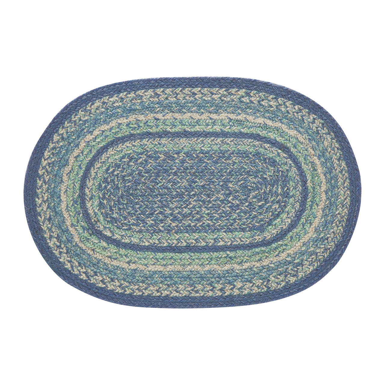 Jolie Jute Oval Placemat 13x19" - VHC Brands - The Fox Decor