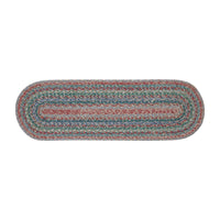 Thumbnail for Multi Jute Stair Tread Oval Latex 8.5x27 - The Fox Decor
