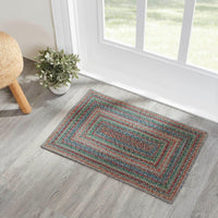 Multi Braided Jute Rectangle Rugs with Rug Pad - VHC Brands - The Fox Decor