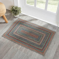 Multi Braided Jute Rectangle Rugs with Rug Pad - VHC Brands - The Fox Decor