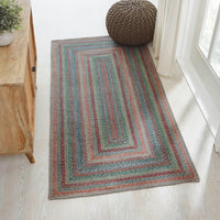 Thumbnail for Multi Braided Jute Rectangle Rugs with Rug Pad - VHC Brands