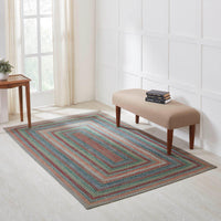 Multi Braided Jute Rectangle Rugs with Rug Pad - VHC Brands - The Fox Decor