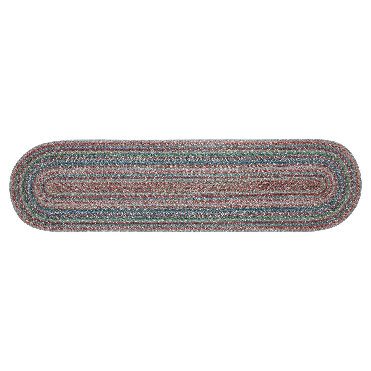 Multi Jute Oval Runner 12x48 - The Fox Decor